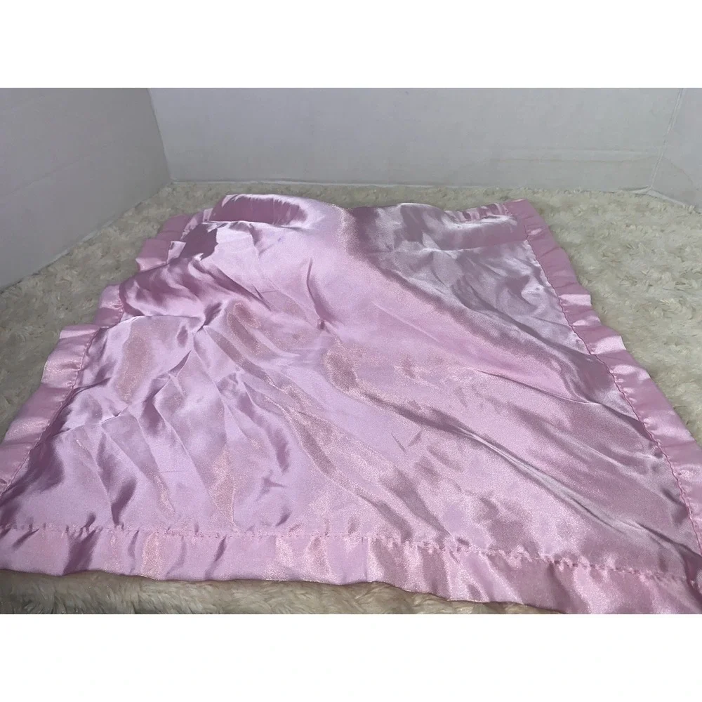 Blankets Beyond Pink Bunny Baby Blanket Minky‎ Dot Security Lovey HG9